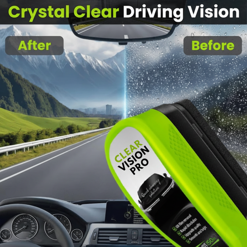 2 Clear Vision Pro Windshield Cleaner - Buy 1 Get 1 FREE